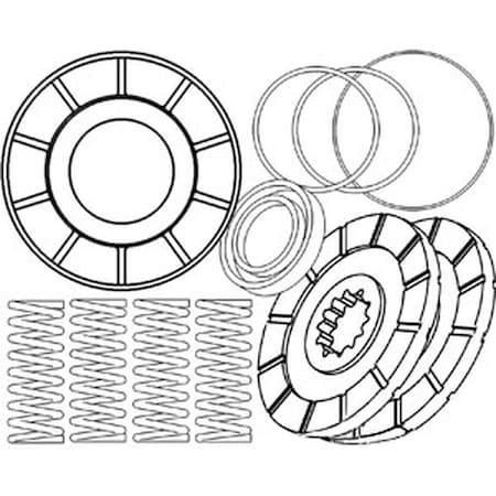 Aftermarket 1975468C2 Brake Disc Kit Fits FARMALL IH 706 756 766 806 826 856 966 1026 1 384166KIT